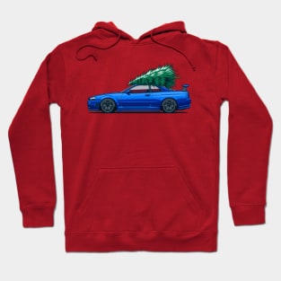 R34 GTR Skyline Xmas Hoodie